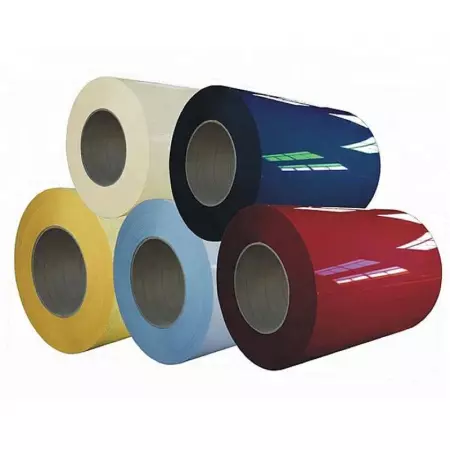 Рулон оцинкованный с полимерным покрытием (окрашенный) 0.7x1250 RAL 9002 Zn140 2кл.