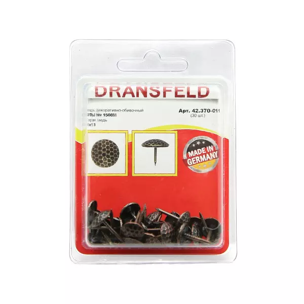 Гвозди&nbsp;декоративные&nbsp;СОТЫ&nbsp;10х13&nbsp;Старая&nbsp;медь&nbsp;(БЛИСТЕР-30 шт.)