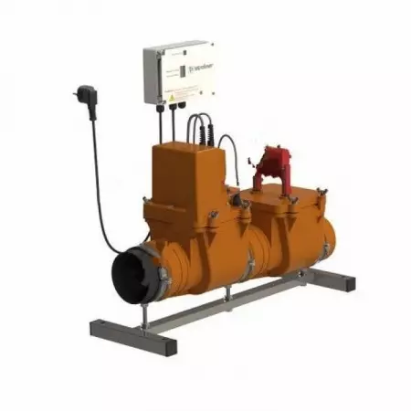 Затвор канализационный с электроприводом 110 мм Татполимер ТП-85.100-КЗЭ