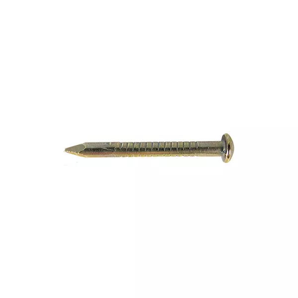 Гвоздь латунированный 2,2х25 обивочный с круглуглой гололовкой (БЛИСТЕР-100шт.)