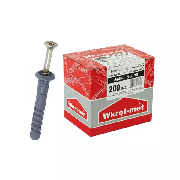 Дюбель-гвоздь Wkret-met SMК 6 х 80 мм