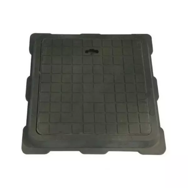 Люк полимерный квадратный зеленый 15кН 53мм 460х460мм до 1,5 тонн на 1 м.кв Ростов-полимерный