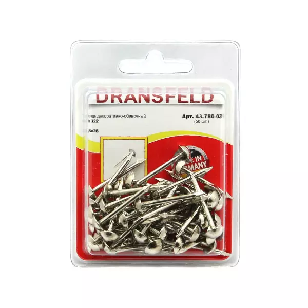 Гвоздь декоративный 8,5х26 (БЛИСТЕР-20шт.)