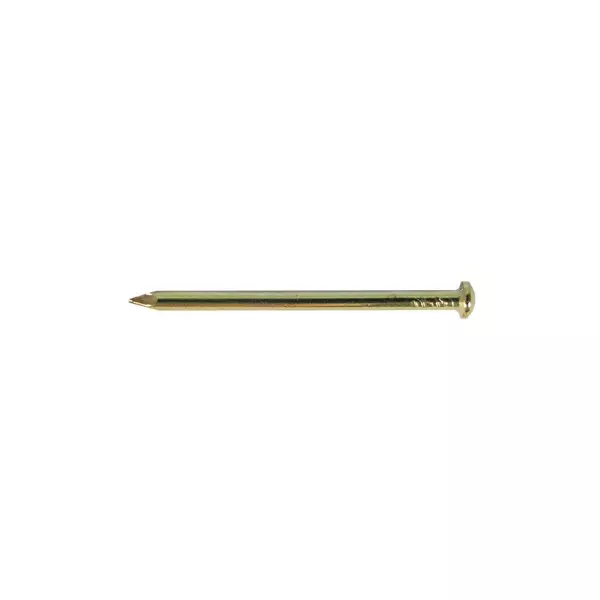 Гвоздь латунированный 1,4х25 обивочный с круглуглой гололовкой (БЛИСТЕР-200шт.)