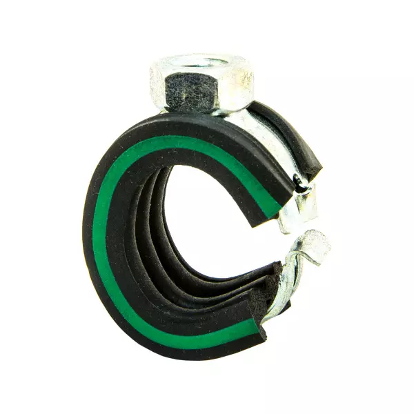 Хомут Mupro Safety Clip зел.пол М8-3/8 (17,2мм) оцинк.