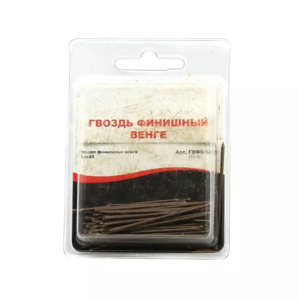 Гвозди финишные венге 1,4х45 (блистер)