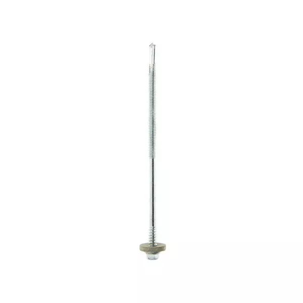 Саморез кровельный 6,3/5,5х140 для сэндвич-панелей, сверло, цинк