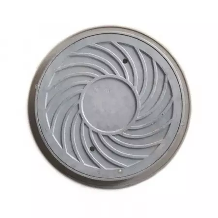 Люк чугунный (В) водопроводный Л (легкий) круглый (А30) m=59кг 30 кН ДПК Россия