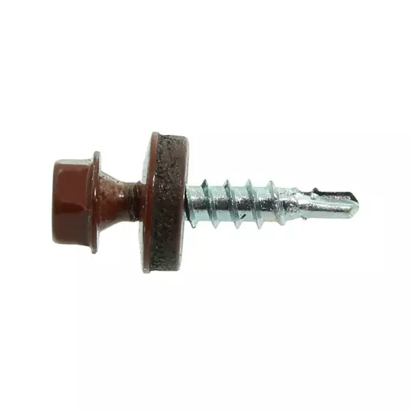 С/р. 4,8х25 кров., сверло RAL-3009/красная окись