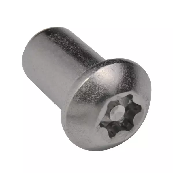 Гайка антивандальная TORX полусфера M8 x 30 с внутренней направляющей (Т40) (БЛИСТЕР - 6шт)