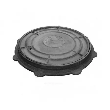 Люк чугунный (ТС) теплосеть ЛМ (легкий малогабаритный) круглый (А15) m=55кг 15 кН Кронтиф Россия