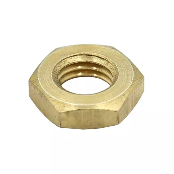 Гайка низкая М8 латунь DIN439 (БЛИСТЕР - 16шт)