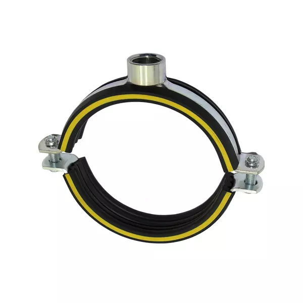 Хомут SBC жёл/полоса, резьба 3/4 , 83 мм MUPRO