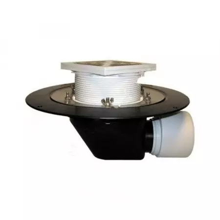 Воронка кровельная с гор. выпуском Дн 75/110 с трапом теплоизоляцией обж. фланцем HL