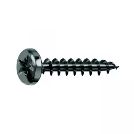 Саморез 3,5x16 PZ по дер.полная резьба п/сф черн M