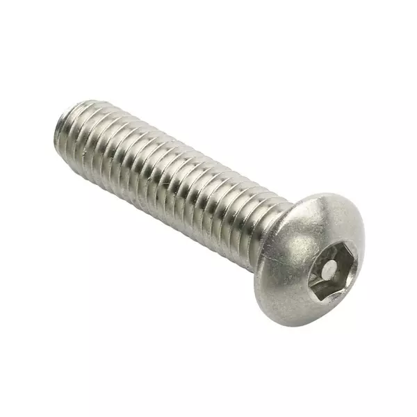 Винт антивандальный HEX полусфера M8 x 40 с внутренней направляющей (H50) (БЛИСТЕР - 6шт)