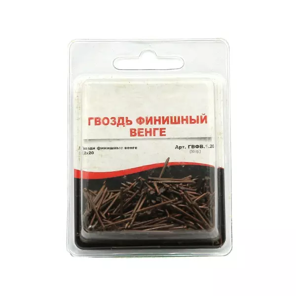 Гвозди финишные венге 1,2х20 (блистер)