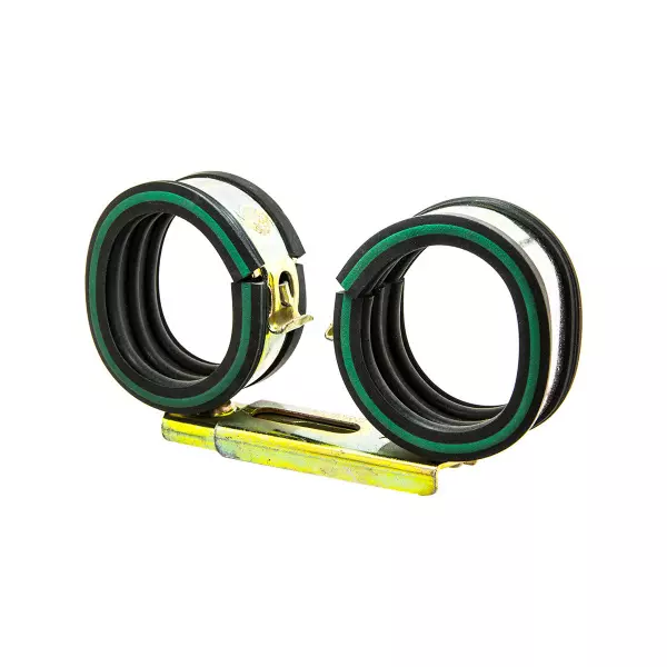 Хомут Mupro Vario Twin Clip с зел. полосой 42 мм