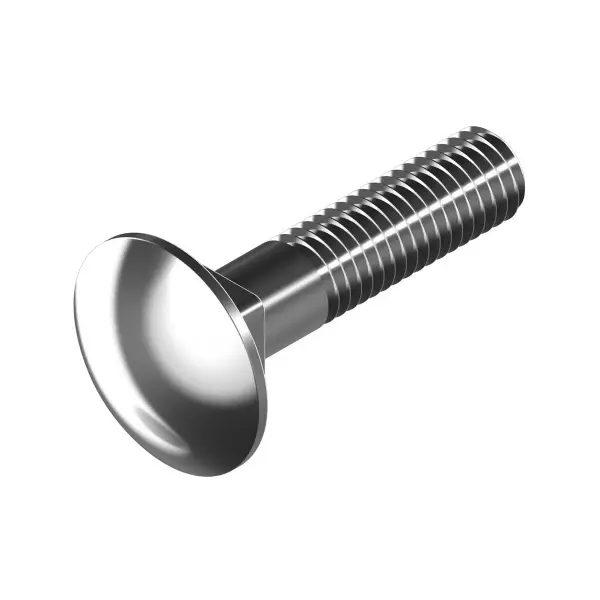 Болт мебельный М8х80 нержавеющий А2, DIN603