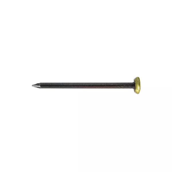 Гвоздь стальной 1,4х25 с латунированной головкой (БЛИСТЕР-50шт.)