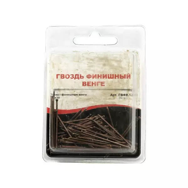Гвозди финишные венге 1,2х30 (блистер)