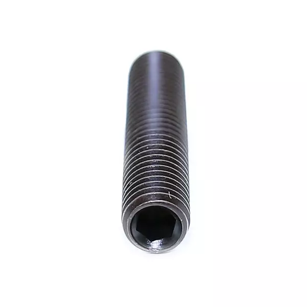 Винт установочный М8х25 плоский конец DIN913 оксид