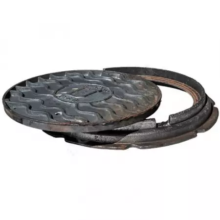 Люк чугунный (К) канал. Т (тяжелый) круглый (С250) m=89кг 250 кН Кронтиф Россия