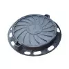 Люк чугунный (В) водопроводный Т (тяжелый) круглый (С250) m=98кг 250 кН ООО СанТехПром Россия