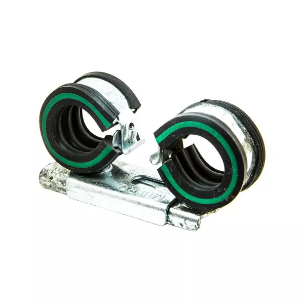 Хомут Mupro Vario Twin Clip с зел. полосой 1/2