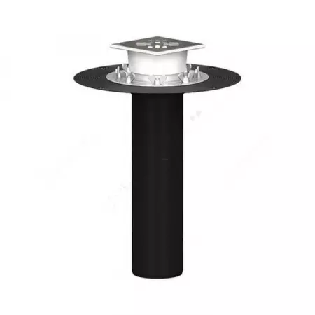 Воронка кровельная с верт. выпуском Дн 110 с трапом приж. фланцем из нерж. стали Татполимер