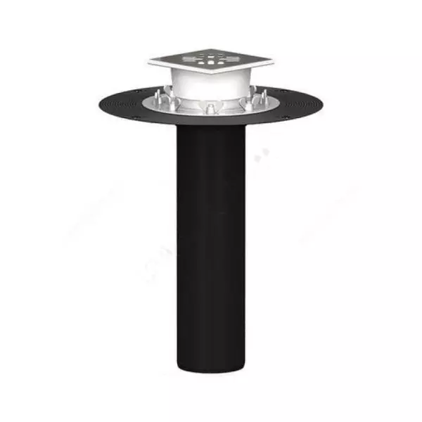 Воронка кровельная с верт. выпуском Дн 110 с трапом приж. фланцем из нерж. стали Татполимер