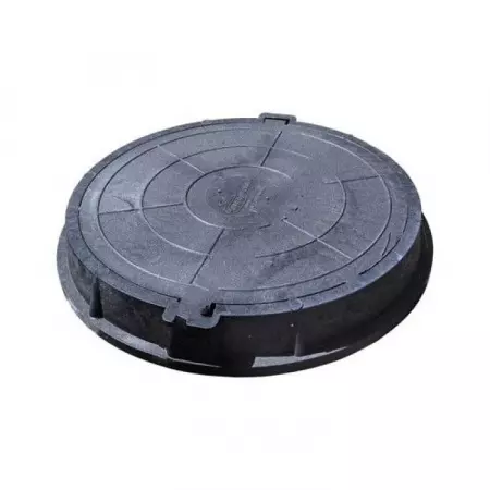 Люк полимерный круглый серый 30кН 110мм (до 3,0 тонн на 1м.кв) ТО