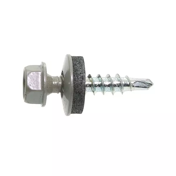 С/р. 4,8х35 кров., сверло RAL-9006/серебр.металлик