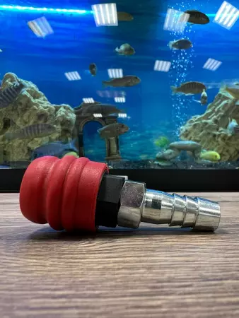 Фитинг муфта быстросъем A324/6, елочка 14 мм