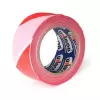 Лента сигнальная 50мм х 150м, красно-белая UNIBOB