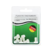 Винт цилиндрический M6x10 полиамид Din84 (БЛИСТЕР-6шт)