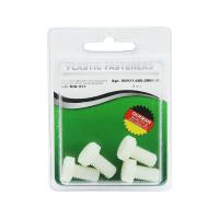 Болт шестигранный M 8x 16 полиамид Din933 (БЛИСТЕР-4шт)