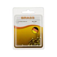 Винт полусфера М3х10 латунный DIN7985 (БЛИСТЕР - 12шт)