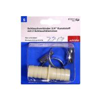 Хомут червячный для пластикового штутцера 3 4 2шт.