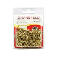 Гвоздь латунированный 1,4х20 обивочный с круглуглой гололовкой (БЛИСТЕР-300шт.)