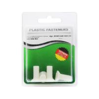 Винт потай M 8x 20 полиамид Din963 (БЛИСТЕР-4шт)