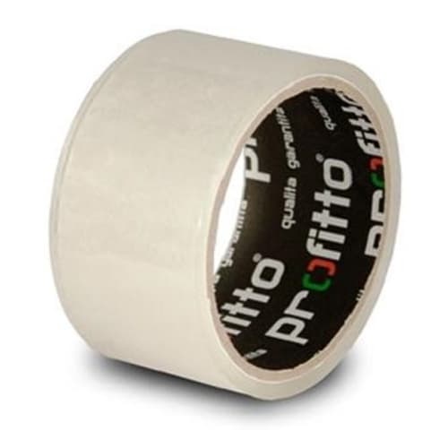 Клейкая лента упаковочная PROFITTO, прозрачная 48 мм х 55 м, 38 мкм