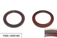 7405-1005160 МК2ВФ манжета с конической губой, коленвала + Войлок, ЕВРО ФТОР, РТ 105х130х12