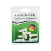 Винт цилиндрический M6x16 полиамид Din84 (БЛИСТЕР-6шт)