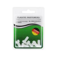 Винт цилиндрический M6x12 полиамид Din84 (БЛИСТЕР-6шт)