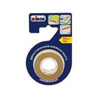 Двусторонняя клейкая лента UNIBOB прозрачная 19 мм х 10 м