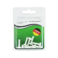 Болт ш.естигранный M 4x 16 полиамид Din933 (БЛИСТЕР-8шт)