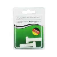 Болт шестигранный M 8x 30 полиамид Din933 (БЛИСТЕР-2шт)