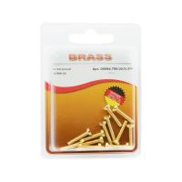 Винт цилиндрический М3х16 латунный DIN84 (Блистер - 14шт.)