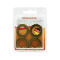 Шайба плоская уменьшенная D16,0 латунь DIN433 (БЛИСТЕР - 4шт)